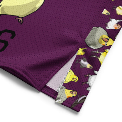 White American football jersey with 11:11 Feather‑Field Charge Experiment design by Eccentric Chemistry's Laboratory of Strange & Stylish Things.