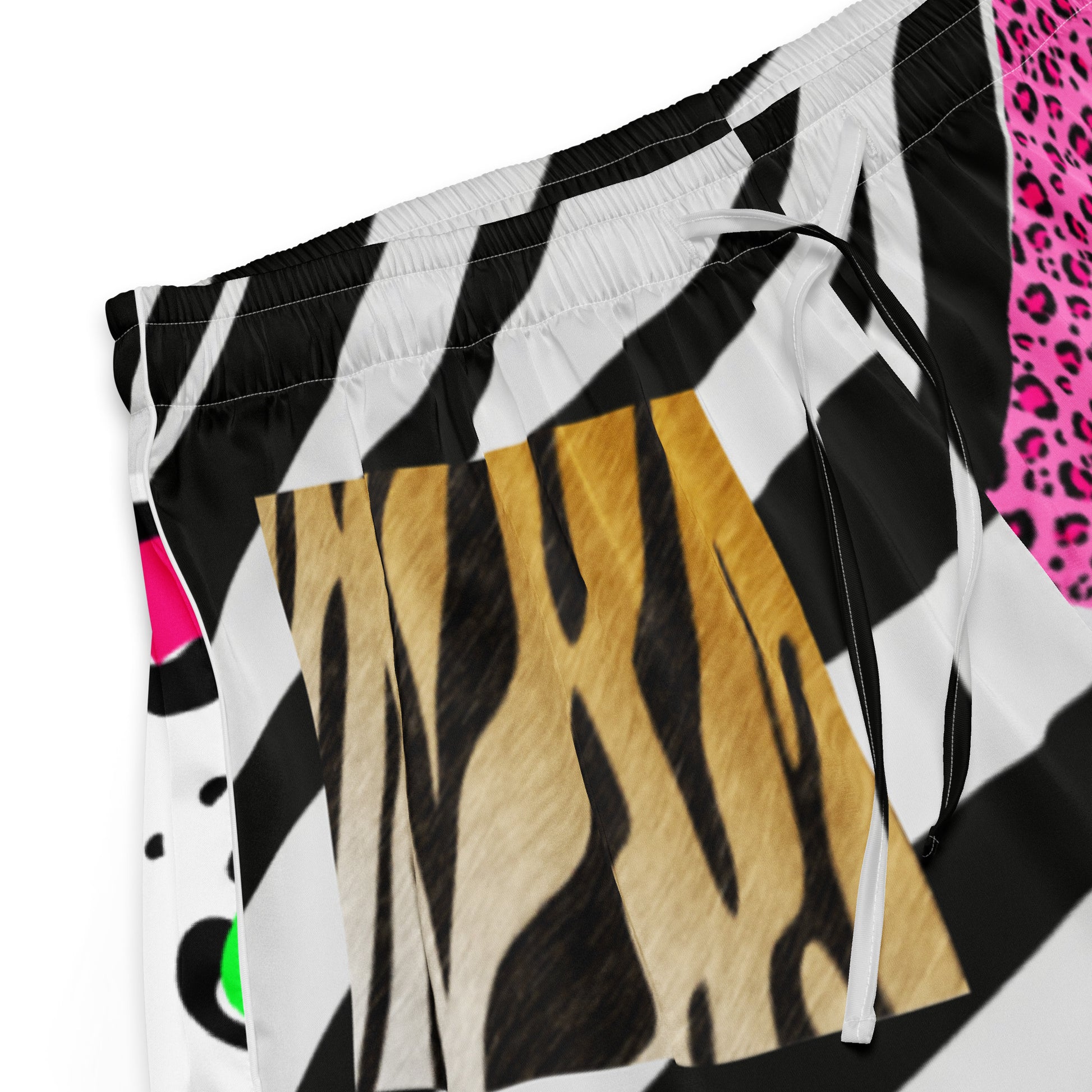 Women’s pajama shorts with wild animal print, cut-sew style from Eccentric Chemistry’s Laboratory of Strange & Stylish Things.