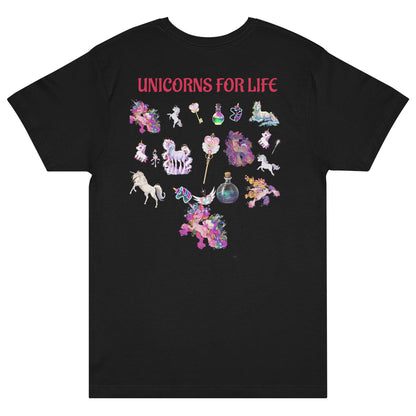 Black unisex fine jersey T-shirt featuring a Hornspark Dreamwave Experiment design, from Eccentric Chemistry’s Laboratory of Strange & Stylish Things.