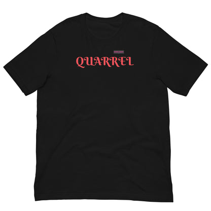 Unisex black Eco T-Shirt from Eccentric Chemistry’s Laboratory of Strange & Stylish Things, front view showing minimalist design.