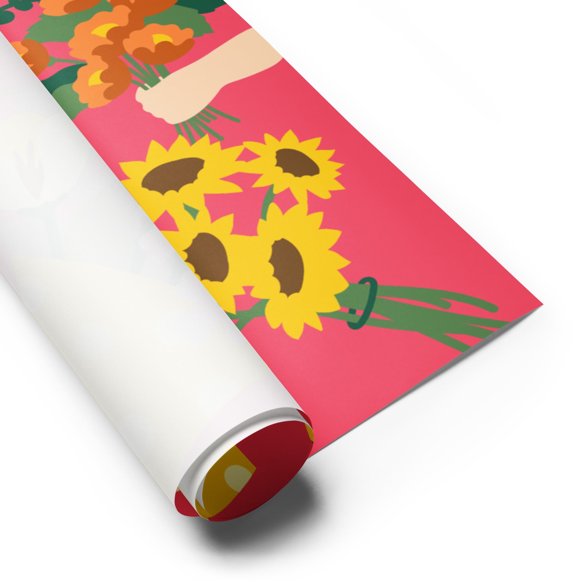 White matte wrapping paper sheets from Eccentric Chemistry’s Laboratory of Strange & Stylish Things, perfect for gift wrapping and decoration.