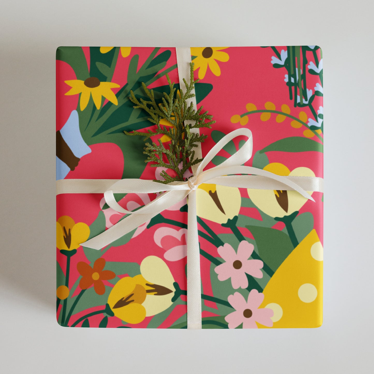 White matte wrapping paper sheets from Eccentric Chemistry's Laboratory of Strange & Stylish Things, perfect for gift wrapping.