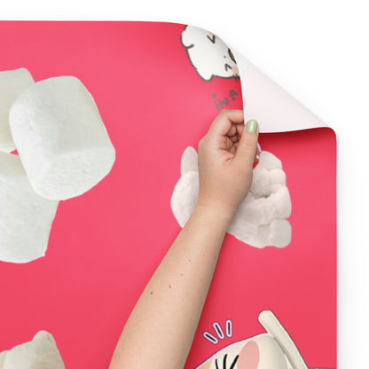 White matte wrapping paper sheets from Eccentric Chemistry’s Decor Gift-Table Showstopper collection, featuring laboratory-inspired design.