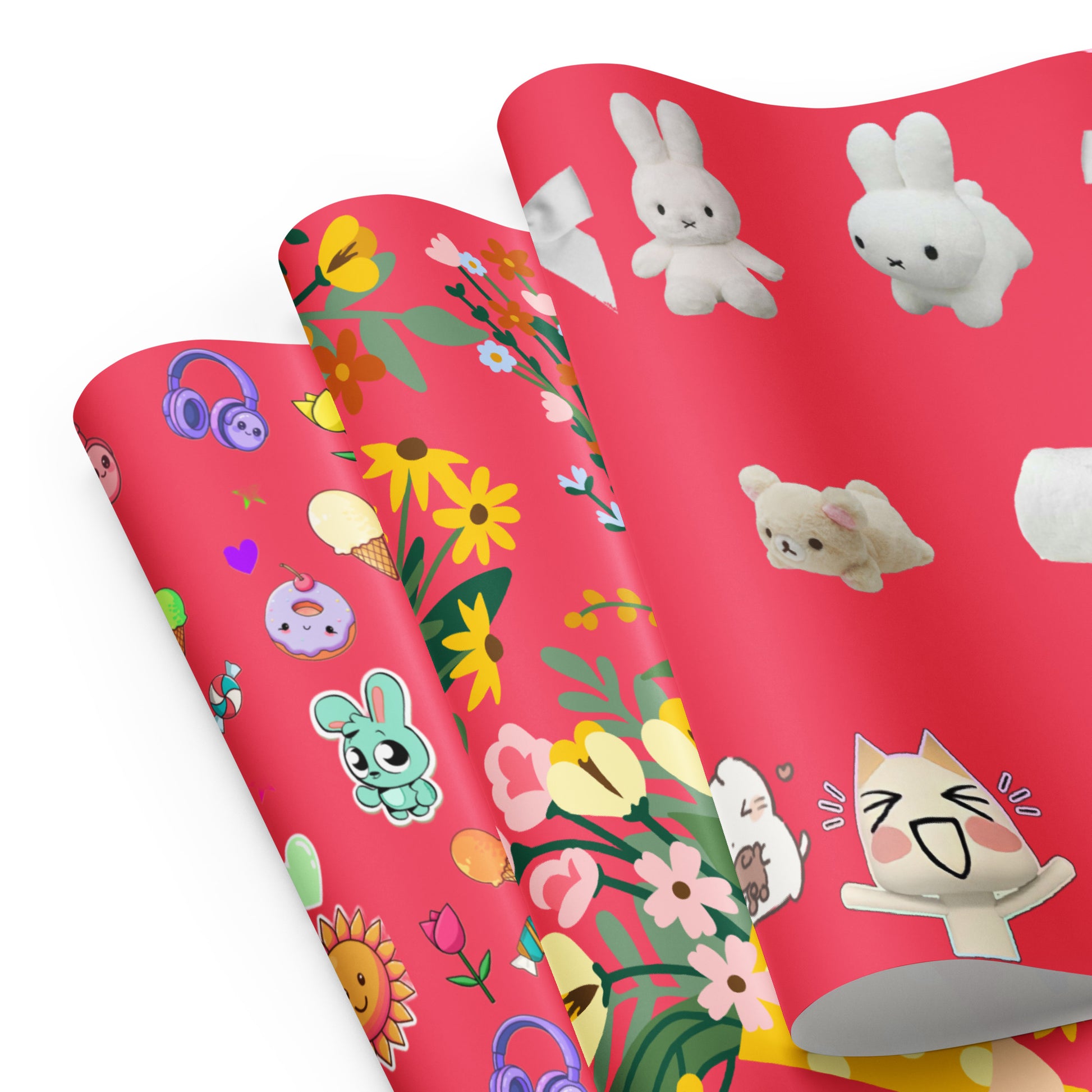 Eccentric Chemistry Laboratory of Strange & Stylish Things white matte wrapping paper sheets, 28.75x19.75 inches, decorative DECOR gift wrap