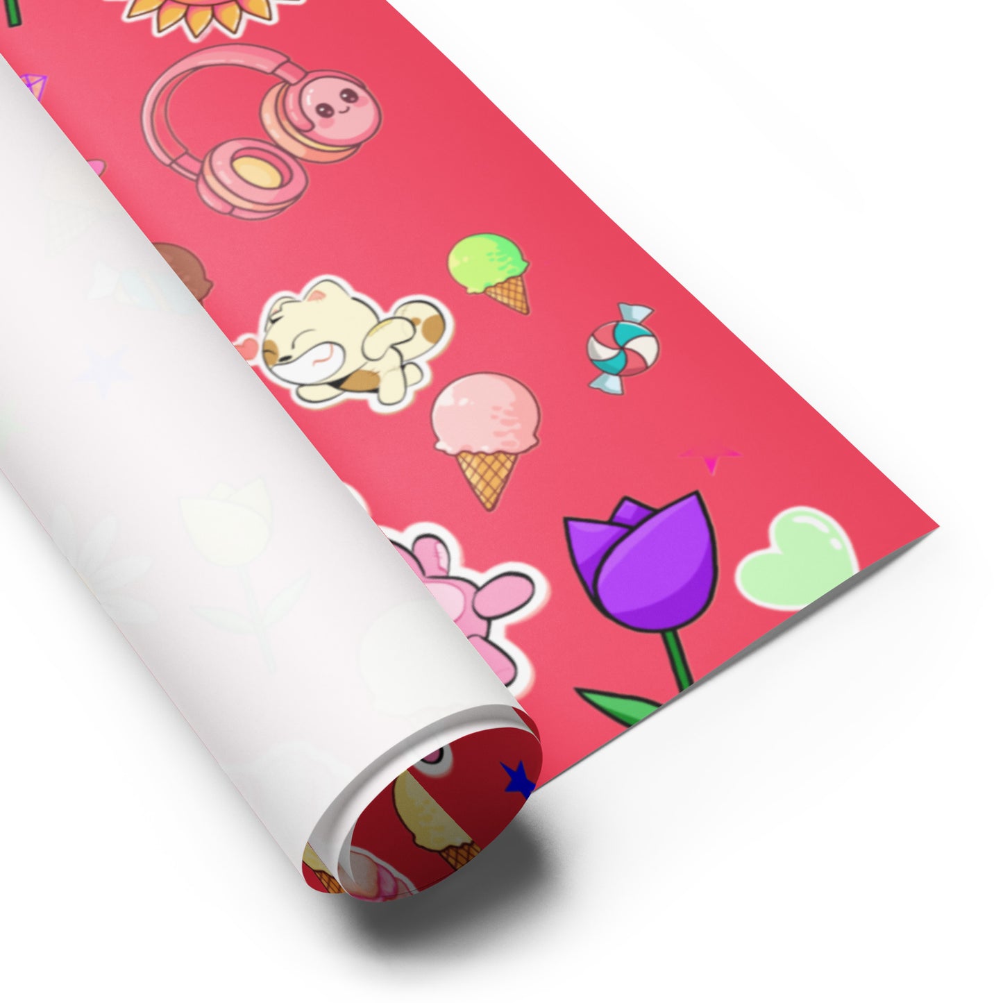 Eccentric Chemistry Laboratory of Strange & Stylish Things white matte wrapping paper sheets, 28.75x19.75 inches, decorative decor for gifts